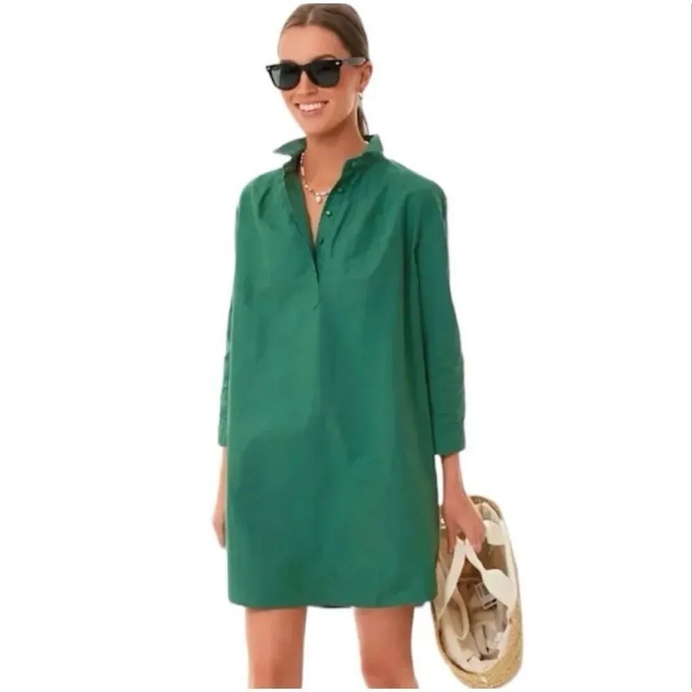 Tuckernuck Pomander Place Polly Popover Tunic Shirt Dress L